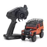 Mini-Z 4X4 MX-01 - Land-Rover Defender 90 Adventure Orange - KIOSHO K.32531MO - 1/18