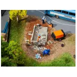 Set Faller machines en bouwmachines 180344 - HO : 1/87 - EP IV