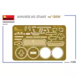 Char léger M3 Stuart version japonaise - MINIART 550035454 - 1/35