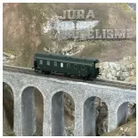 Voiture voyageurs B6 TMFP "boites à tonnerre" - Brawa 46718 - SNCF - HO 1/87 - EP III - 2R - Analogique