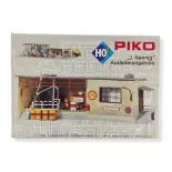 Stazione di servizio "Shell" Piko 61106 - HO 1/87 - 152x66x56mm