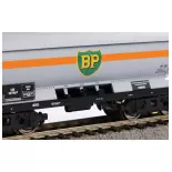 Vagón cisterna GLP Piko 58990 - Grupo petrolero BP - HO 1/87 - DB - EP III
