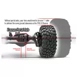 TRX-6 Mercedes Benz Classe G 63 AMG 6x6 Clipless RTR - Traxxas 88296-4-BLK - 1/10