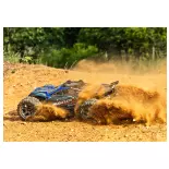 Rustler 4x4 brushless 2S RTR - Traxxas 67164-4-BLUE - 1/10