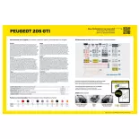 Starter Kit Peugeot 205 GTI - Heller 58705 - 1/24