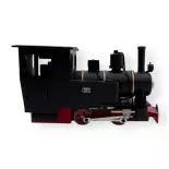 Locomotive à vapeur Henschel 020 - « Riesa » noir - Minitrains 2061 - HOe 1/87 - Analogique - 2R