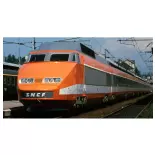 TGV électrique PSE N°5 - Rame d'origine avec suspension à ressorts - 5 éléments - Ree Modèles TGV005SAC - SNCF - HO 1/87 - EP. IV - Digital Sound - 3R