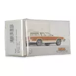 Coche Ford LTD Country Squire, librea beige y naranja BREKINA 19626 - HO : 1/87 -