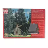 Witch house with flying witch BUSCH 1679 - HO 1/87 - 64x52x68mm