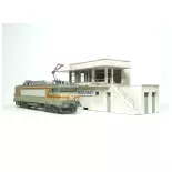 SNCF seinhuis - Bois Modélisme 103002 - Mouchard - HO 1/87 - Model om te assembleren