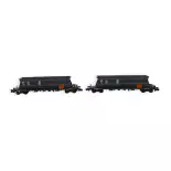 Set 2 Trichterwagen Faoos Arnold "Capcol/EDF" HN6550 SCNF - N 1/160 - EP IV