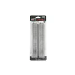 4 rails droits Unitrack (S246PC) CS 246mm - Kato 2-152 - HO 1/87