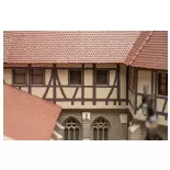 Vieille abbaye avec cloître - Faller 130827 - HO 1/87
