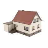 Subdivision house, garage - Laser-cut NOCH 66606 - HO 1/87 - 132x126x95 mm