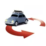 VW Kever WintersportVers.2.4G 100% - Carson 500504149 - HO 1/87