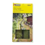 Lot de 2 Tapis "prairie luxuriante" NATUR+ NOCH 07470 - HO 1/87 - 250 x 250 mm