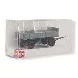  IFA HL 80 trailer with grey carbon load Busch 53324- HO 1/87