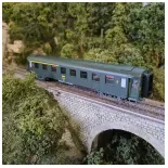 Voiture OCEM RA A3B5 verte - REE MODELES VB387 - SNCF - HO 1/87 - EP IV