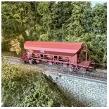 Wagon Trémie T8 Tadkks - REE Modèles WB846 - HO 1/87 - SNCF - EP VI