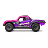 Mini Slash 4x4 BL-2S RTR (accu/chargeur) - Traxxas 108164-1-PINK - 1/14