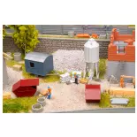 Action sur le chantier - Faller 190089 - HO 1/87