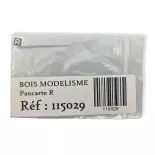 Sign "R" End of limited speed BOISMODELISME 215029 - N 1/160 - SNCF