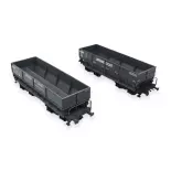 Set de 2 wagons minerais DM LS Models 31103 - HO : 1/87 - SNCF - EP III