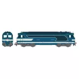 Locomotive Diesel BB67414 Bleue "Chalindrey" DCC SON - REE MODELES MB166S - SNCF - HO