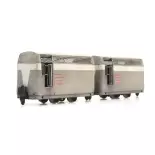 Wagons de voyageurs du chemin de fer minier - Artitec 387.373 - HO 1/87