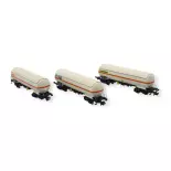 Set 3 wagons citernes Gaz - ARNOLD HN6387