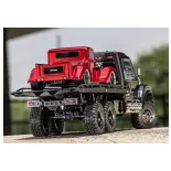 Camion à plateau TRX-6 Ultimate RC Hauler 6x6 RTR avec treuil - Traxxas 88086-84-BLK - 1/10