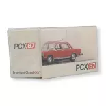 1969 Fiat 130 vehículo - Rojo - PCX87 0636 - HO : 1/87 -