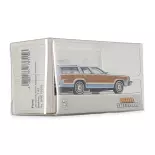 Ford LTD Country Squire car, blue and brown livery BREKINA 19625 - HO : 1/87 -