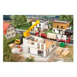 Haus "Julia" im Bau - KIBRI 38335 - Bausatz Polyplate - 176x146x68mm