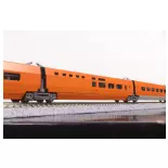 Coffret 10 éléments TGV Sud-Est orange origine N°08 édition spéciale - Kato 10-2134 - N 1/160 - SNCF - Ep IV - Analogique - 2R