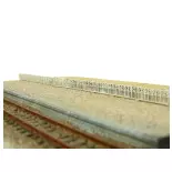 Barrières SNCF pour gare : 134 cm - Bois Modélisme 210006 - N 1/160