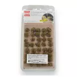 Kit of 40 Busch 3554 Autumn Grass Tufts - HO 1/87