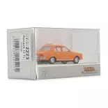 Renault 12 TL car in orange livery SAI 2223 - HO : 1/87 -