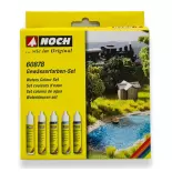 Colour set for artificial water Noch 60878 - All scales - 30 ml