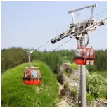 Seilbahn "Hahnenkamn" mit 8 Kabinen - Brawa 6342 - HO 1/87