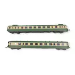 RGP II diesel railcar with XR 7719 trailer - Jouef HJ2419 - HO 1/87 - SNCF