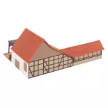 Miniature farm buildings with accessories Faller 191779 - HO : 1/87