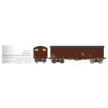 Carrozza a 2 porte "EX Economat" - Ree Models WB913 - HO 1/87 - SNCF - Ep III B - 2R