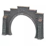 2 lane tunnel entrance Noch 58052 - HO 1/87 - 210 x 140 mm