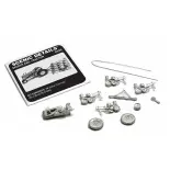 Tractor and seeder - Woodland Scenics D208 - HO 1/87th