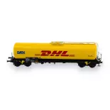 Vagón cisterna "DHL" Brawa 50659 - HO 1/87 - Privado - EP VI