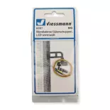 VIESSMANN 6087 warm white LED goods shed wall lantern - HO 1/87