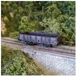 4-türige offene Güterwagen ex-PLM, SNCF, REE Modelle WB-821, HO 1/87e