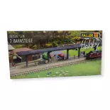 2 Quais de gare - FALLER 232535 - Échelle N 1/160 - Époque II - 251 x 43 x 45 mm