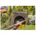 2 tunnel entrances for 2 lanes Faller 120570 - Ho : 1/87